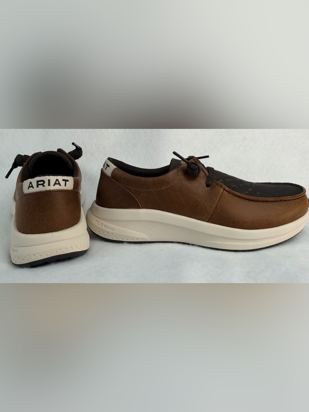 Ariat Men's Buckeye Toasty Tan Beige Elephant Print Size 7 EE Wide